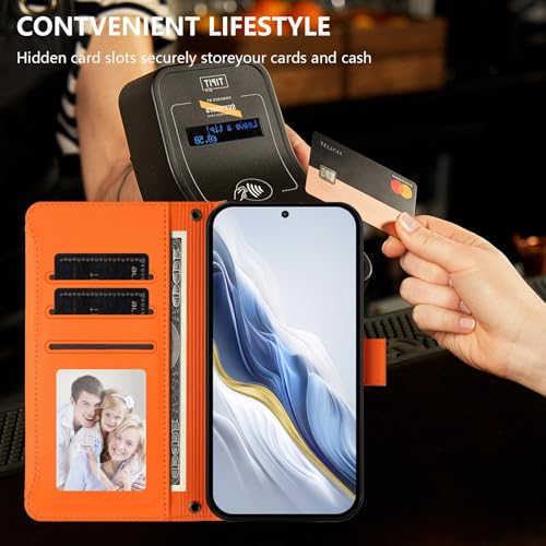 Coque Samsung S21 Plus en cuir à rabat protection intégrale - 4