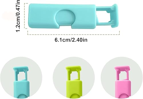 Miniatura 7 de Algado 10 selladores de bolsas Gripstic, selladores de bolsas de plástico para alimentos frescos, selladores de bolsas multiusos para bolsas de