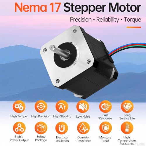 Moteur pas à pas 1.8 degré couple élevé 2.3A avec câble 1m - 5