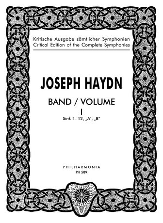 Krytyczne wydanie wszystkich zespołów symfoniowych 1 (nr 1-12) partitura studiów
