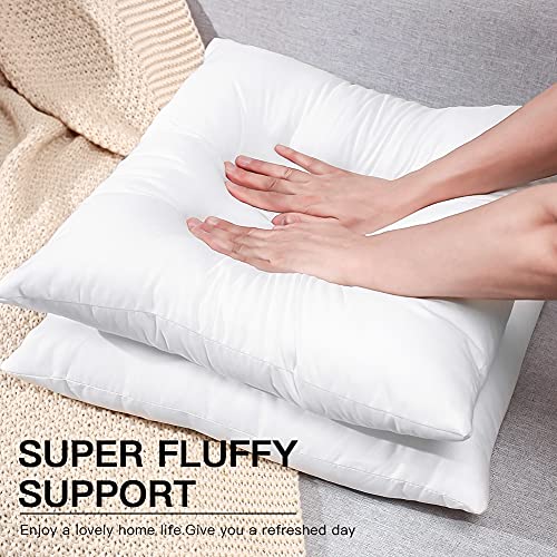 Otostar ZXZTPTSD 20X20 Inch Throw Pillow Inserts Set Of 4 Premium Bedding Pillow Inserts Square Indoor Decorative Throw Pillows Form Pillow Stuffer thumb #8