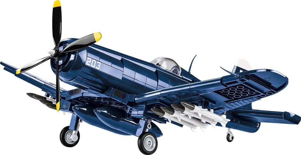 COBI Historical Collection Korean War F4U-4 ™ Corsair® Aircraft Building Set, 520 Pieces