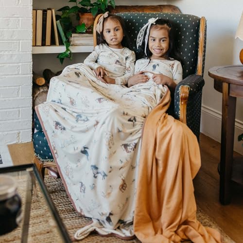 Image of Copper Pearl Jumbo 3-Layer Baby Blanket: Soft Baby Quilts for Boys and Girls | Breathable, Cozy, Toddler Blanket | Baby Quilt for Newborns | 60x72 Premium Material | Montana