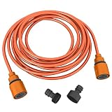 Clearly MaD Spot Free Car Wash Rinse System Extra Water Tubing Hose Tube and Connector Pack, 50 Ft x 8 mm