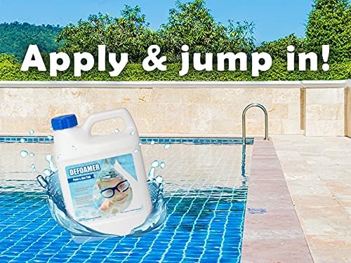 Pool Defoamer - Quickly Takes Foam Down - 32 Ounce Quart