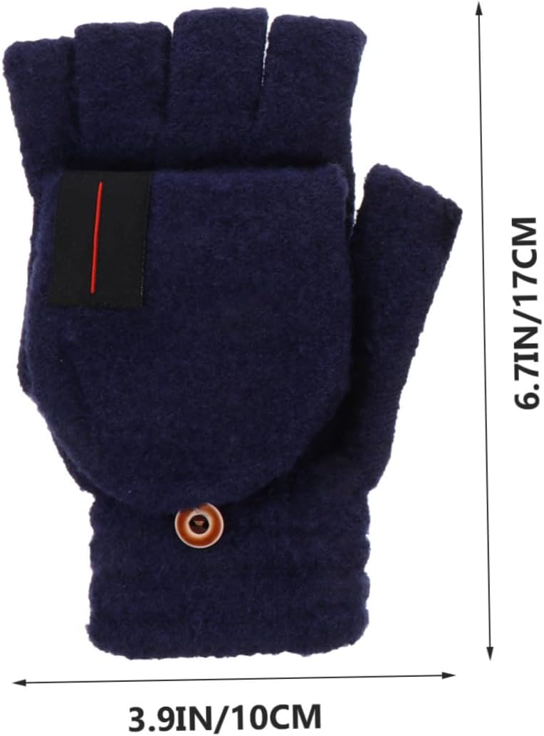 VICASKY USB Heated Gloves Half Finger Gloves for Typing Electric for Cold Weather