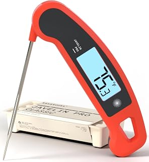 Lavatools Javelin PRO Classic Meat Thermometer: 2-3 Sec Read, Auto-Rotating Display, IP65 Waterproof, NSF Certified for Grilling
