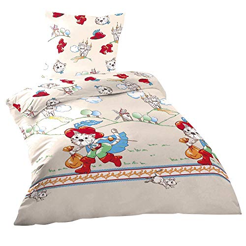 Schlummerglück Biancheria da letto originale con motivi alla moda e intramontabili, merce di qualità a prezzi attraenti, 100% cotone, diversi modelli e qualità disponibili (Tommy)