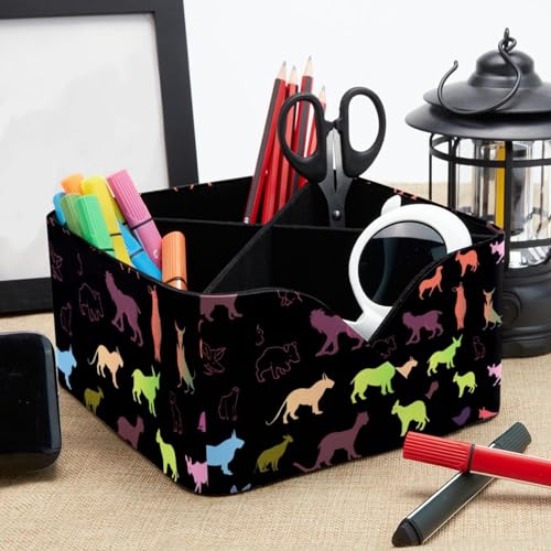 Porte-stylo rectangulaire pour libérer un bureau encombré - 8