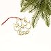 WEIYOUDP Personalized Wooden Dog cat paw Ornament Christmas,Personalized Dog Ornaments for Christmas Tree,Dog paw Print Ornament kit,Custom (Cat paw)
