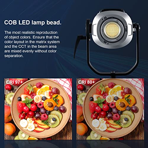 Image of GVM Great Video Maker 600W LED Light, Photography Lighting with APP /DMX Control, 2700-6800K Bowen Mount Continuous CRI 97+ 12 Scenes for, 128000lux /1m Studio Lights Recording Filming