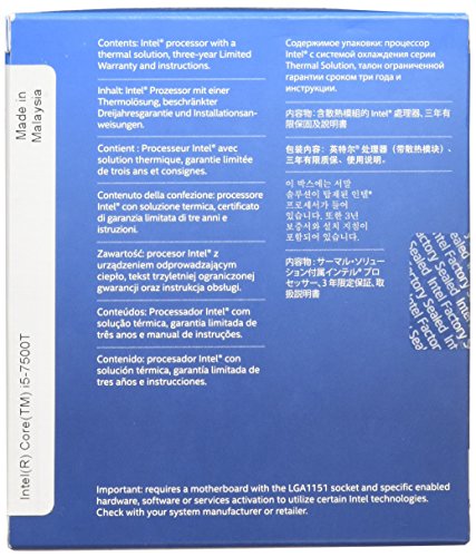 Core i5-7500T 2.90GHz processeur Intel reconditionné pour PC de bureau - 3