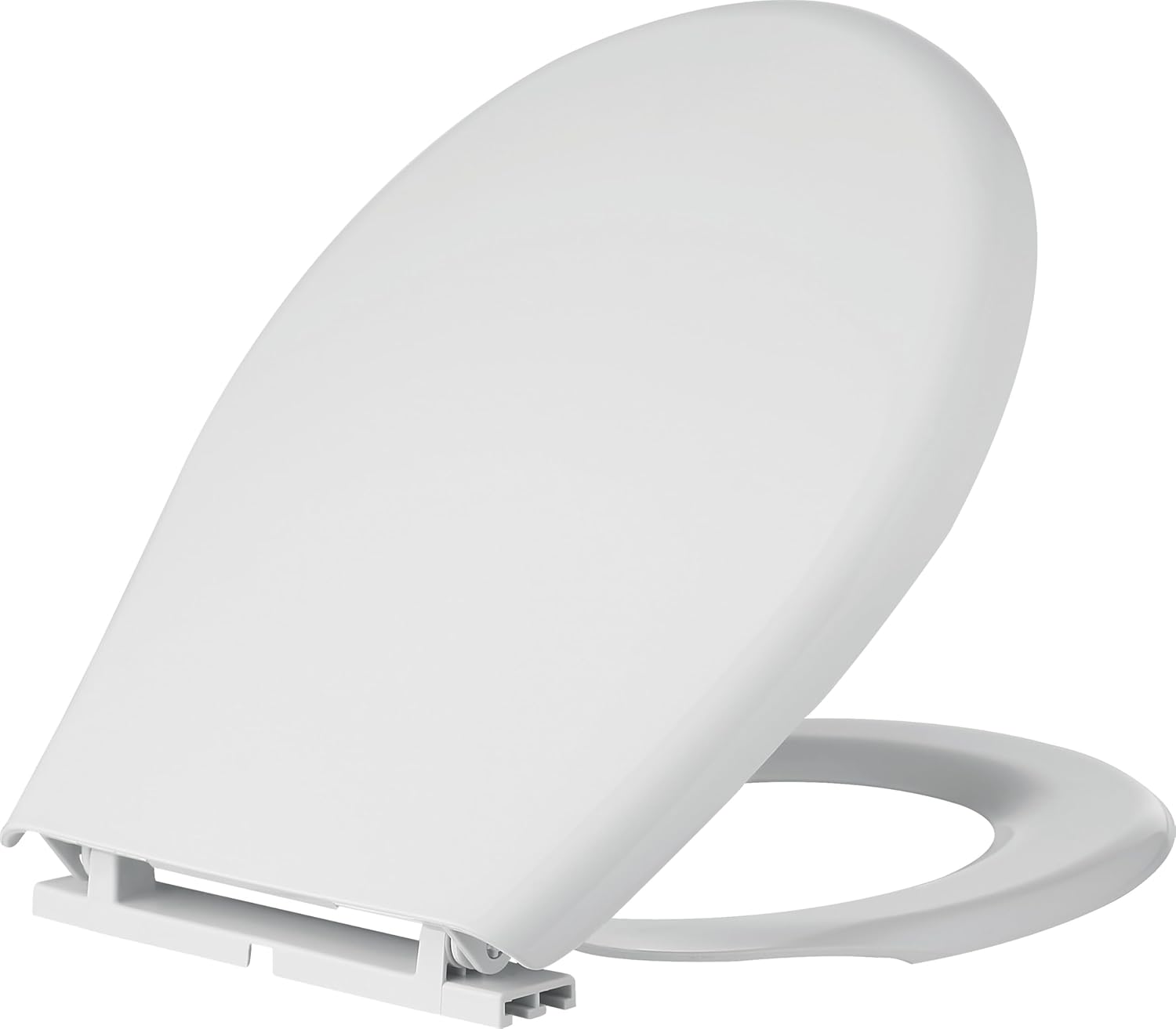 Styletech, Baby Toilet Seat in Shatterproof Polypropylene for Children's Pots - Adjustable Uniblock Hinge - Weight 0.60kg - Complete with Bumper and Fixing Kit - White