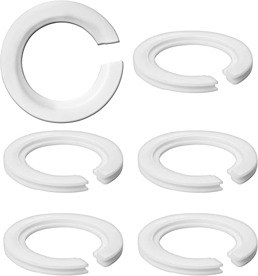 E27 to E14 Lamp Shade Adapter Ring, 6 Pack Screw Lamp Shade Reducer
