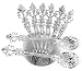 Mini Spoons Set of 8 by Movalyfe Kitchen - Coffee Espresso Demitasse Vintage Spoon 4.5" Long (Sliver)