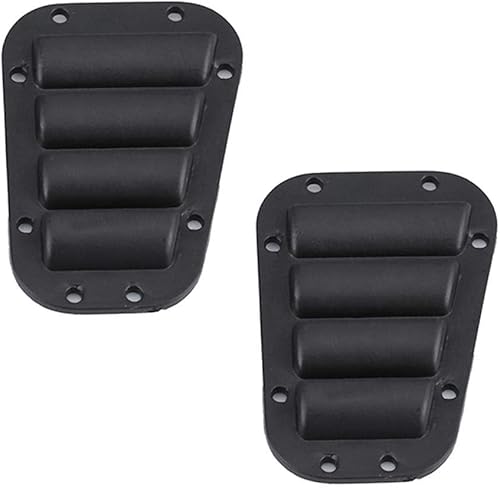 Rejilla de admisión de automóvil RC y bisagra de cubierta del motor, rejillas de entrada de plástico, juego de bisagras de cubierta de motor con