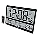 Sharp Atomic Clock - Never Needs Setting! â€“Easy to Read Numbers - Indoor/ Outdoor Temperature, Wireless Outdoor Sensor - Battery Powered - Easy Set-Up!! (4