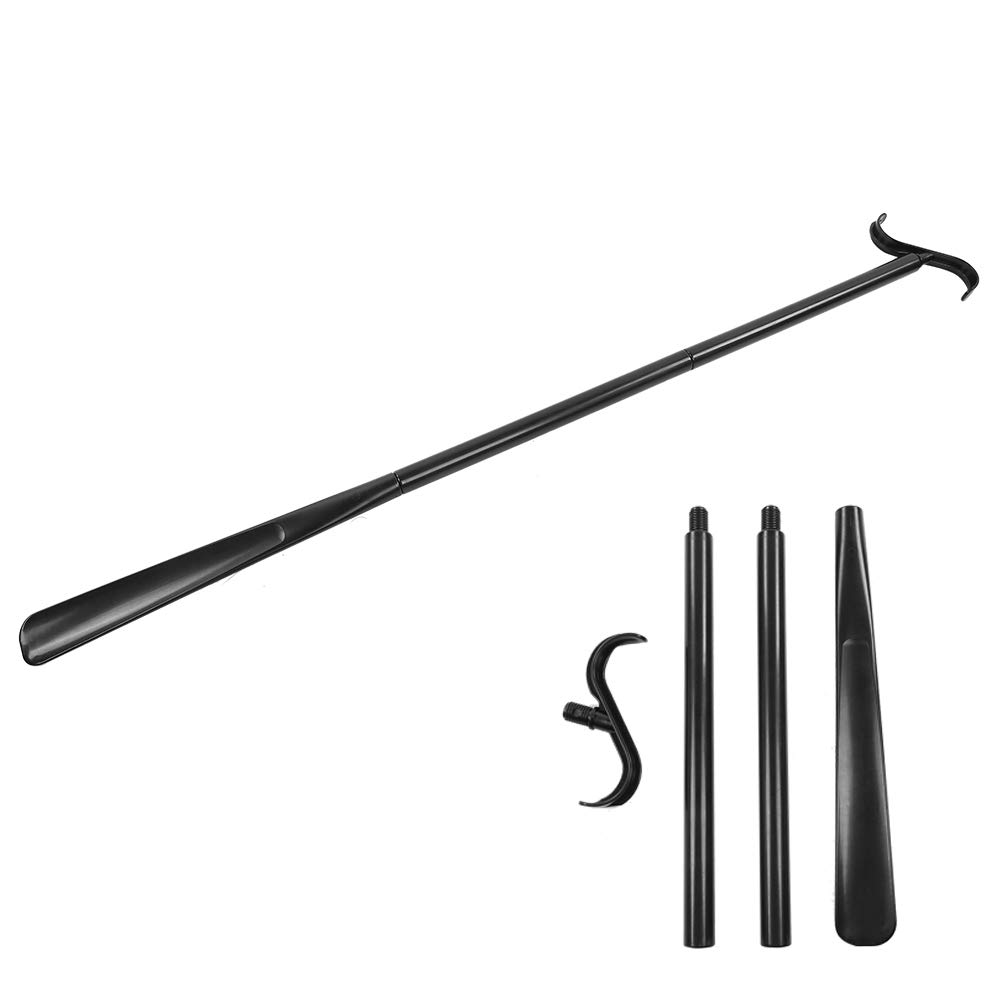 Bastone toeletta, multifunzione resistente, con corno di scarpe, lunga incinta per pazienti anziani disabili