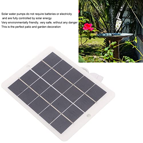 Bomba de agua solar de 3W con 6 boquillas para fuentes ecológicas exteriores 5