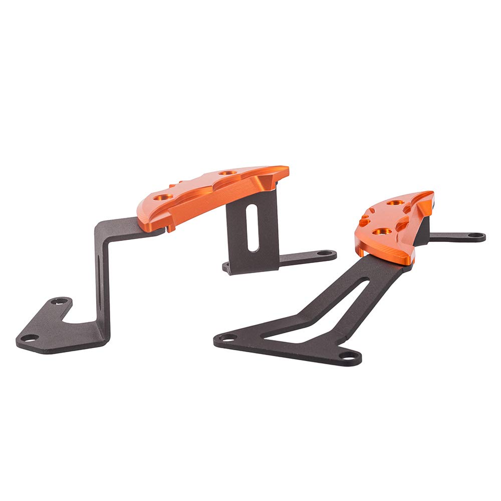 Set di Cursori per Carter Motore del Motociclo Protezione del Coperchio dell'accensione e della Frizione Protezioni Antiurto per Duke 390/RC390 2016-2020 (Arancia)