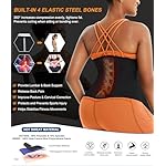 TrainingGirl Waist Trainer for Women Lower Belly Waist Trimmer Corset Tummy Wrap Workout Sweat Belt Band Sports Sauna Suit - Image 5
