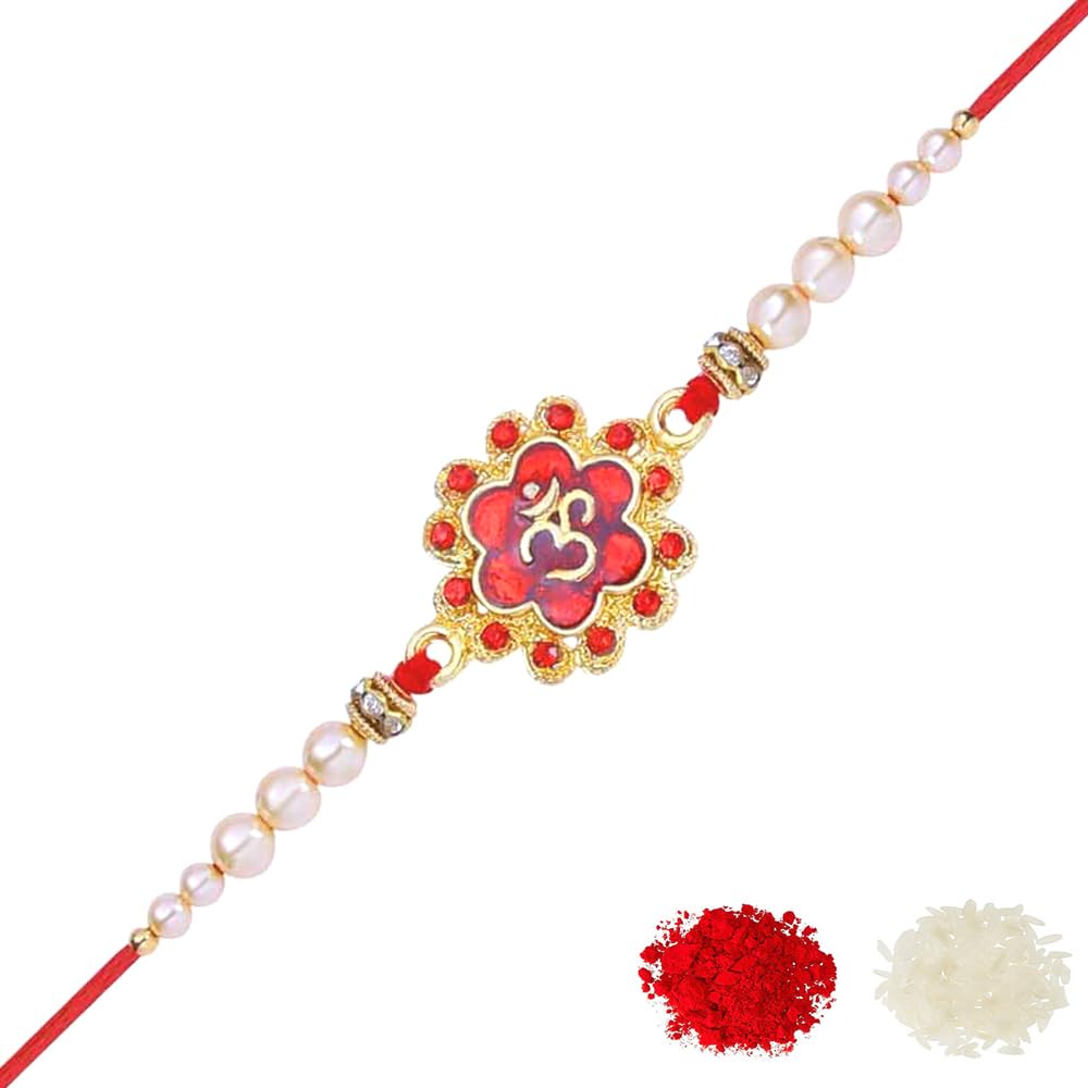 See full amazon price history chart for Riddhika Ventures Glorious Gold Plated Om and Diamond Ring Rakhi (Bracelet) with Roli Chawal and Greeting Card (T1) Riddhika Ventures Glorious Gold Plated Om and Diamond Ring Rakhi (Bracelet) with Roli Chawal and Greeting Card (T1) (B08BLWM685) Amazon Price History, Amazon Price Tracker