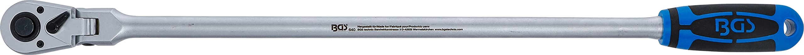 BGS 640 | Grzechotka przegubowa | blokowana | długa | 12,5 mm (1/2") | 609 mm