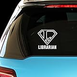 ShirtMania LIBRARIAN Career Occupation Car Laptop Wall Sticker