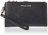 Michael Kors Adele Double-Zip Wristlet 7+ Black One Size