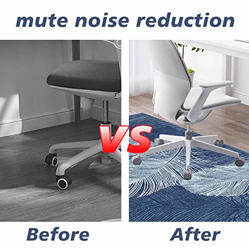 YEXEXINM 36"X48" Chair Mat for Hardwood Floor, Anti-Slip Desk Chair Mat, Chair Rugs Floor Protectors Mat, Desk Chair Mat for Computer Rolling Chair, Chair Carpet Mat for Home Office - Thumbnail 3