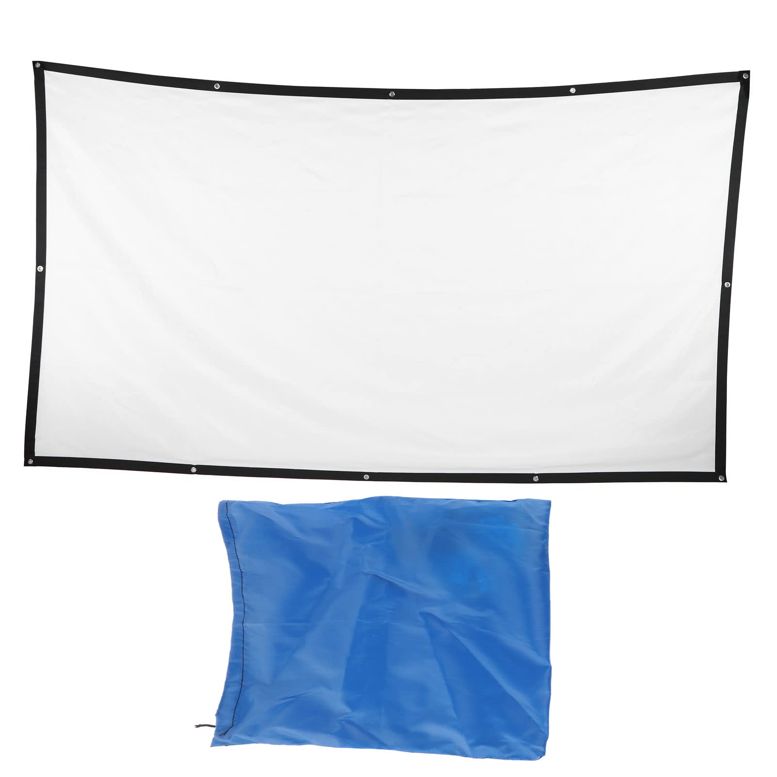 Cocoarm Écran de Cinéma Extérieur 120 Po, Toile Anti-Plis