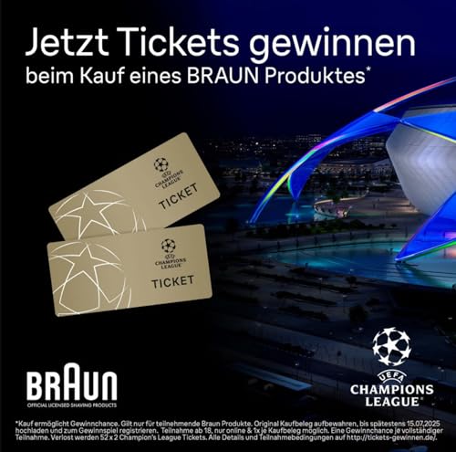 Braun Barttrimmer Series 5, Elektrischer Bartschneider Herren mit 5 Zubehörteile, Ultrascharfe...