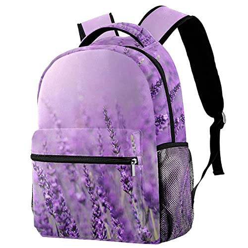 Sac à dos enfant durable et léger école motif fleur de lotus multicolore