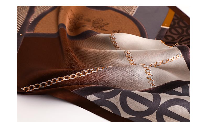 MEISEE 100% Mulberry Silk Long Scarf for Women Large Oblong Sunscreen Shawls Wraps Neck Headscarf Hair Wraps Gift Packed3