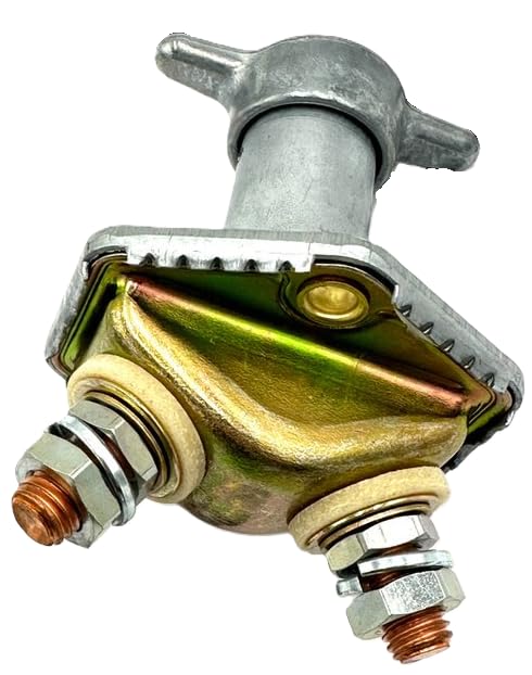 T R P Battery Disconnect Switch, Heavy Duty Metallic Gold, Automotive Grade Terminal, Model BA22050