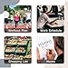 8 Pack Magnetic Notepads for Refrigerator, Assorted Colors Memo Pads with Lined Pages, 30 Sheets Each, Ideal for Grocery Lists, to-Do, & Shopping