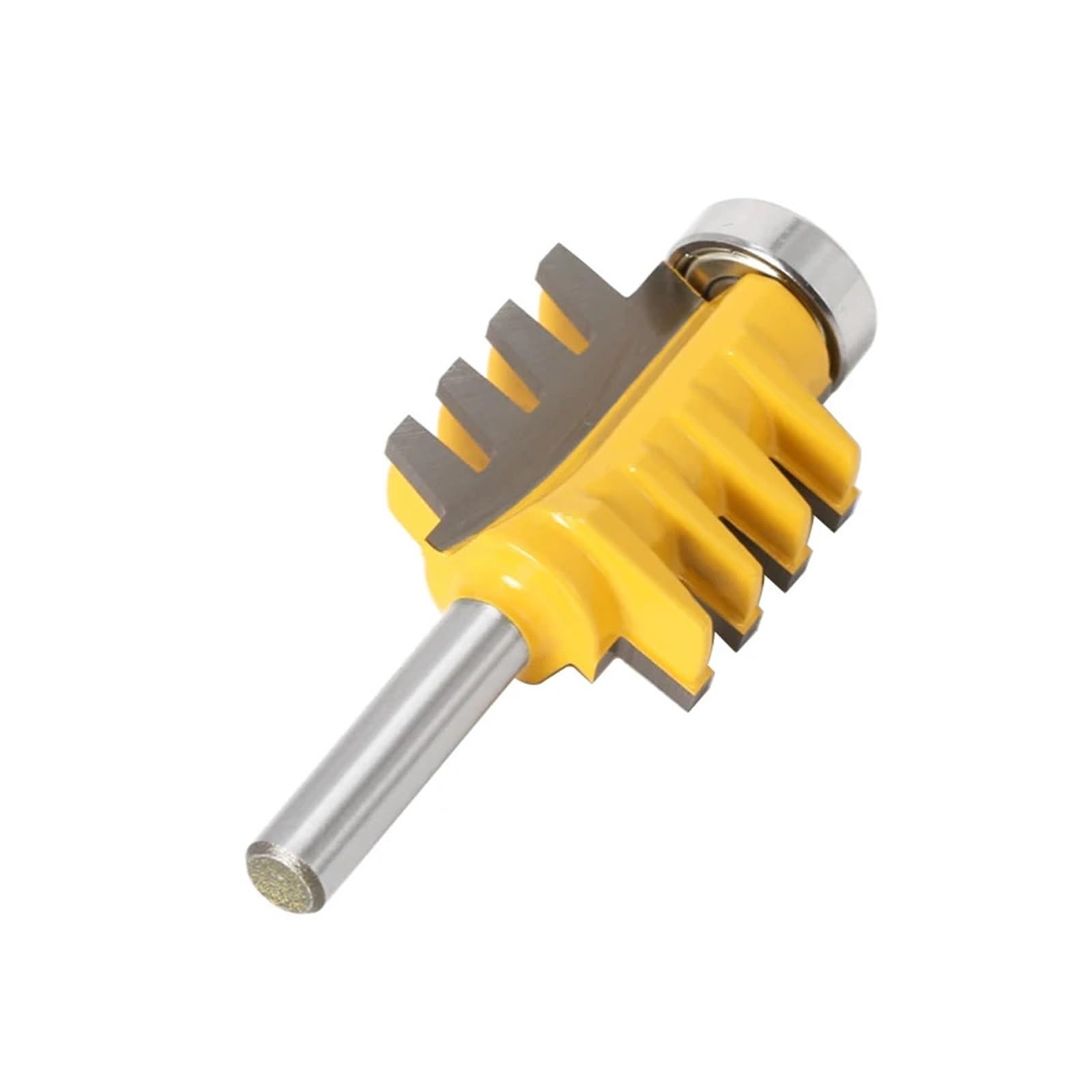 Broca enrutadora de juntas 6MM, 6,35MM, 8MM, 12MM, 12,7 MM, cortadores aleación carburo tungsteno, fresa for carpintería, frontal madera, 1 ud(6x34.9x38.1)