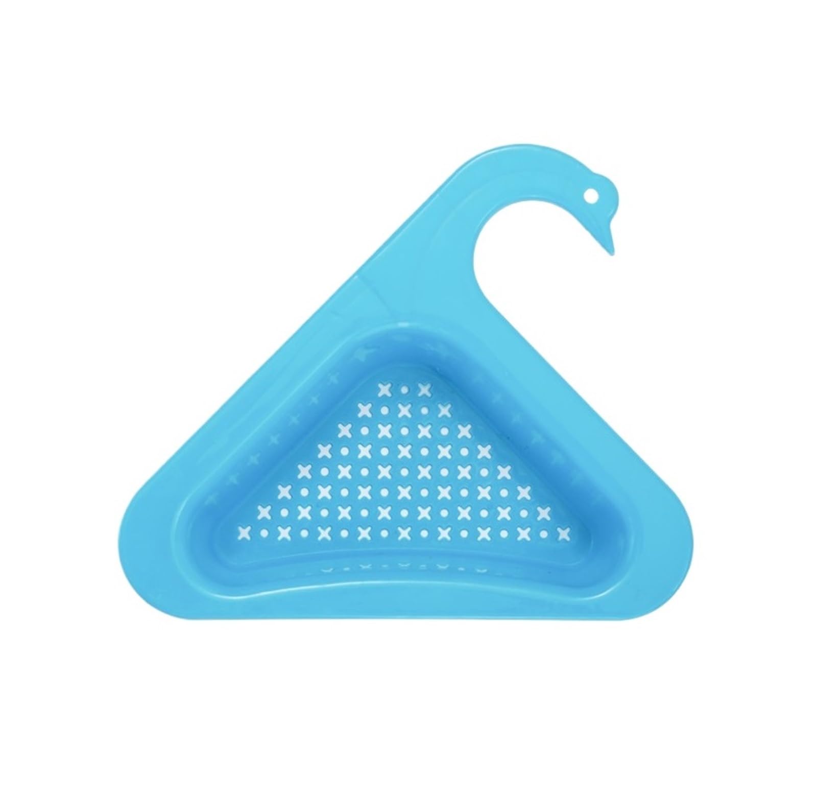 Aqxywuio Blu Kitchen Sink Filter Swan Drain Basket Garbage Filter Shelf Strainer Leftover Sink Hanging Rack Multifunctional Drainage Basket(Blu)