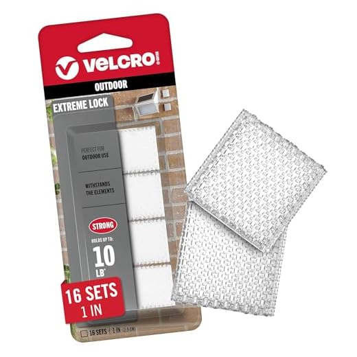 VELCRO Brand Toll Tag Adhesive Mounting Squares | Mount Transponders on Car Windshield | 16 Sets Snap-Lock Fasteners, 1 in | Water and UV Resistant with Super Strong Holding Power, White