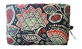 Vera Bradley Large Cosmetic Bag (Nomadic Floral with Grey Interior)