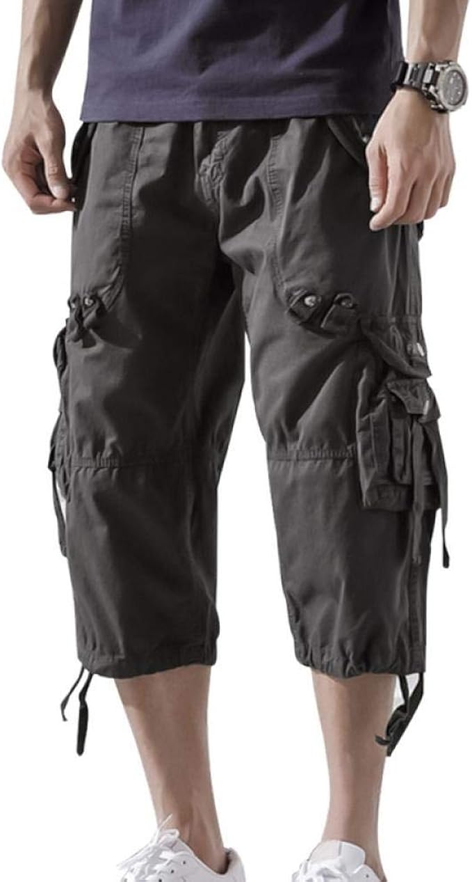 Short,Short Cargo En Coton Camouflage Militaire Pour Homme, Vêtement De