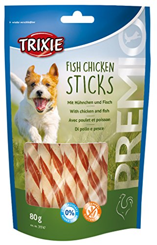 Trixie 31747 PREMIO Fish Chicken Sticks, 80 g