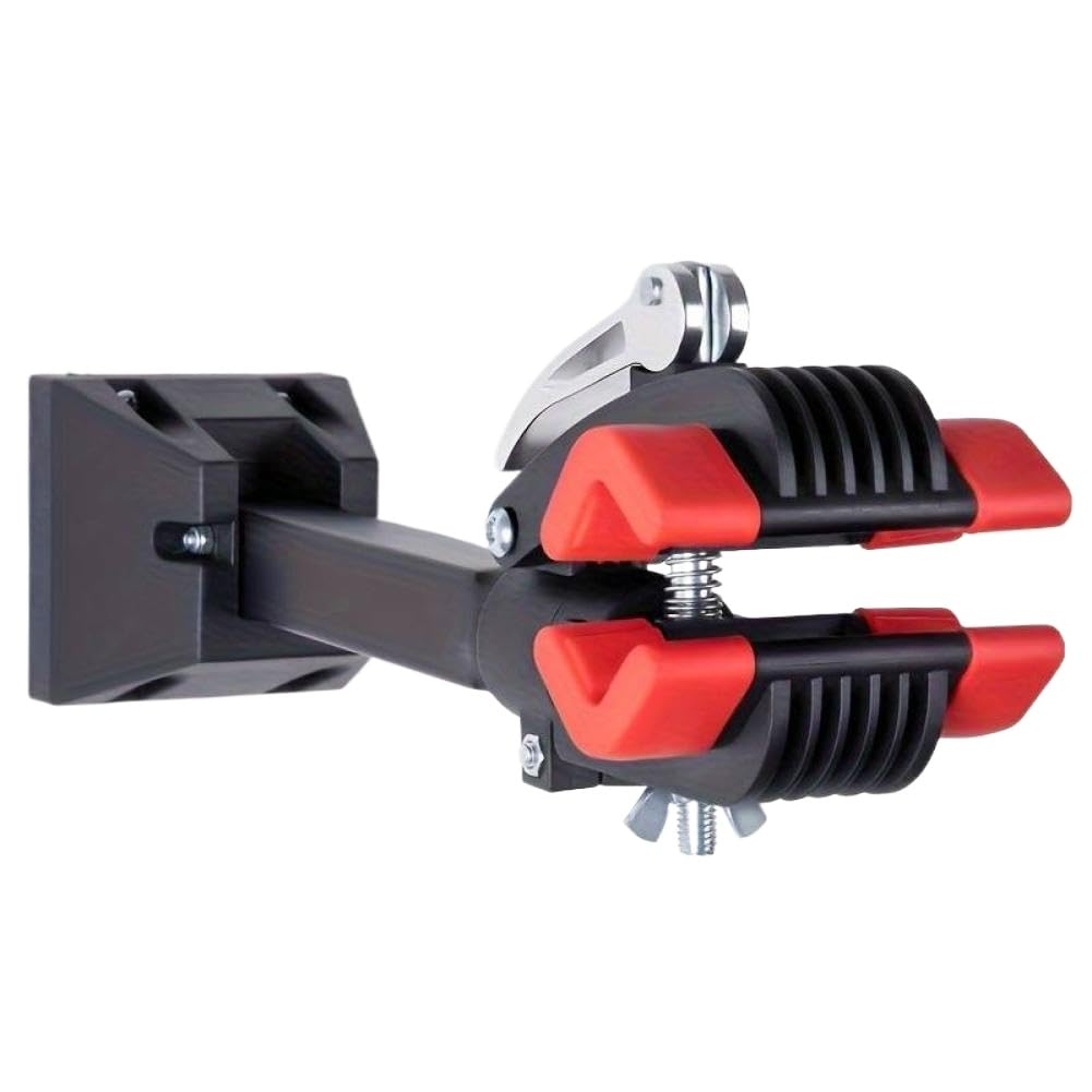 Portabicicletas montado en la pared Compatible con bicicletas de montaña Clip de aluminio Crash Pad cargado soporte de 20KG