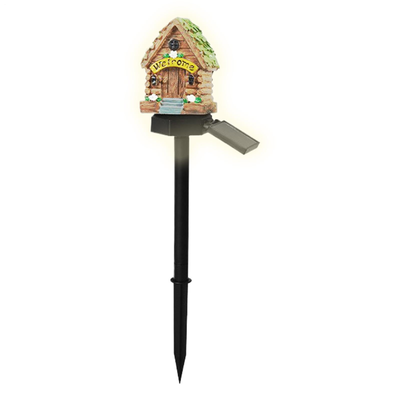 Farolas solares para jardín exterior y pasillos con resina impermeable de alta gama 8