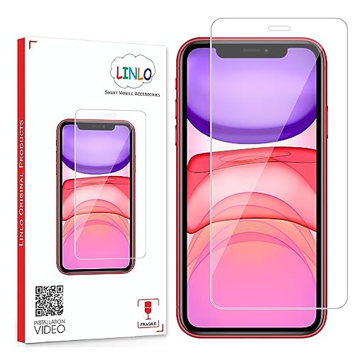 Image of Tempered Glass Screen Protector Compatible for Apple iPhone XR /Apple iPhone 11 with Full Screen Coverage; Except Edges and Easy Installation Kit(Transparent), Pack of 1