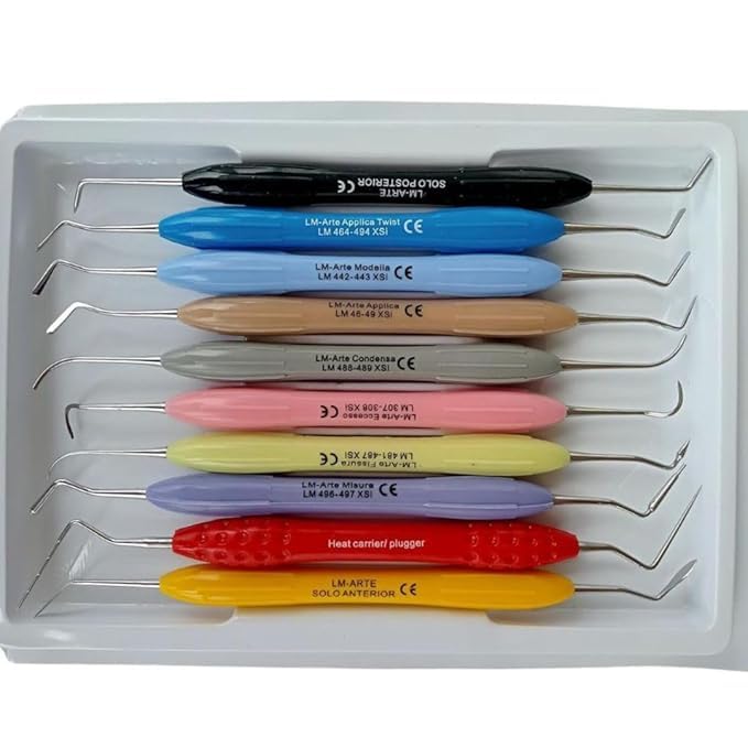 LM Arte 10‑Piece Composite Sculpting & Finishing Set — Silicone Handles