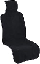 Seat Covers, Waterproof Seat Cover, Car Cover, Front Seat, Light/Standard Vehicle, Non-Slip, Integrated Headrest and Seat, Stylish Three-Layer Construction, Buckle, Universal, Washable (Black, 1 Piece)