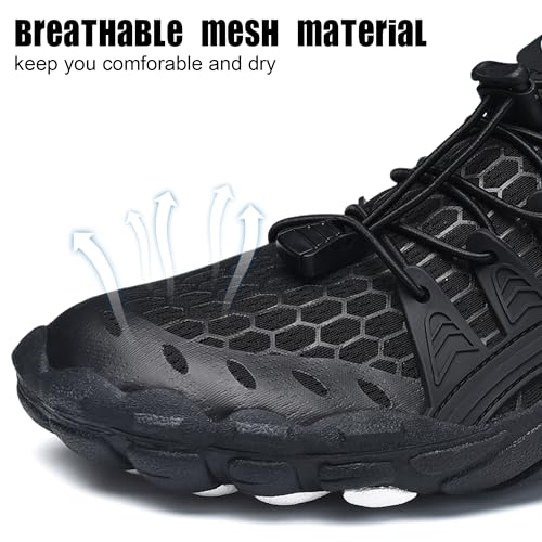 Image of Water Shoes Womens Mens, Barefoot Quick-Dry Aqua Shoes for Outdoor Swimming, Running, Training, Surfing, Hiking and Kayaking