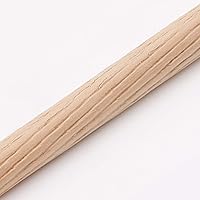 Vista 5 de uxcell 25 piezas muebles gabinete cajón redondo madera pasadores 2.362 in x 0.315 in