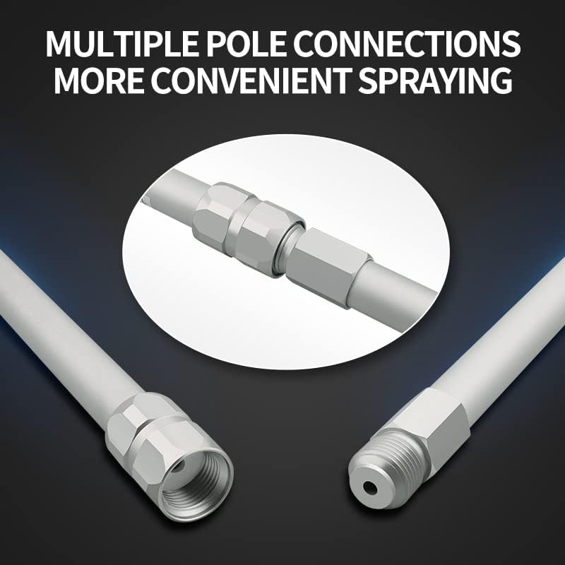 Miniatura 6 de Rodillo de alimentación interna de rociador de pintura sin aire para pistola de rociado sin aire de alta presión con varilla, cepillo de pared de